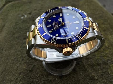 submariner blue gold